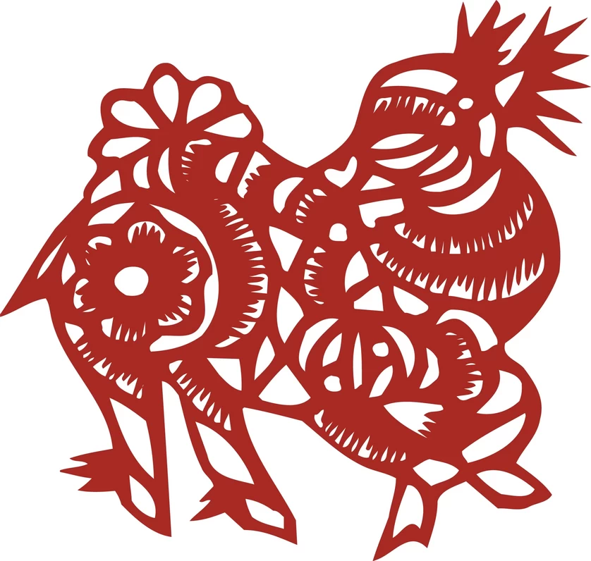 中国风中式传统喜庆民俗人物动物窗花剪纸插画边框AI矢量PNG素材【531】